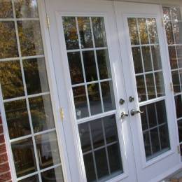 White Garden Doors