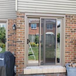 Single Sliding Door- Brown 