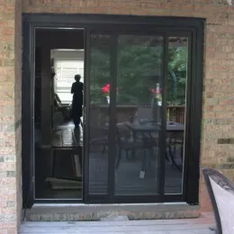 Single Sliding Door- Black