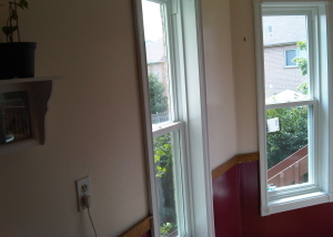 interior image of window installation