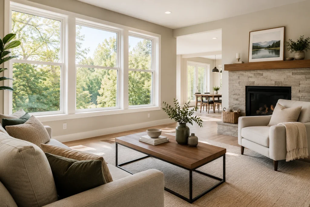 Energy Bills Bright Living Room