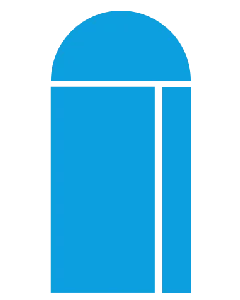 Single Entry, Sidelite, And Half Round Transom