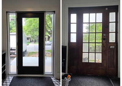 Toronto Front Door Replacement Project 1
